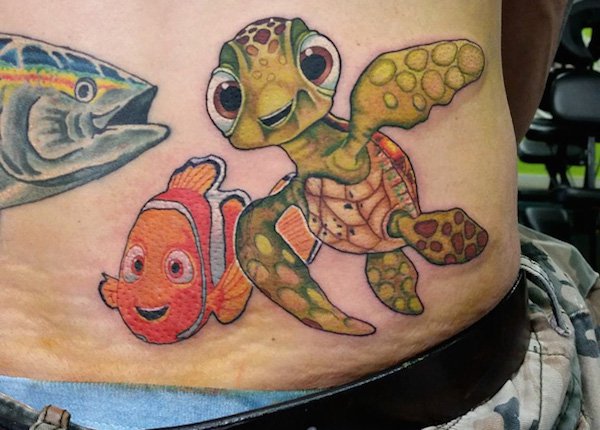 Nemo & Spike Tattoo