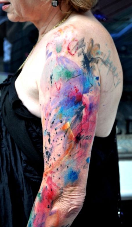 Watercolor Tattoo Abstract Watercolor Tattoos Inked Magazine