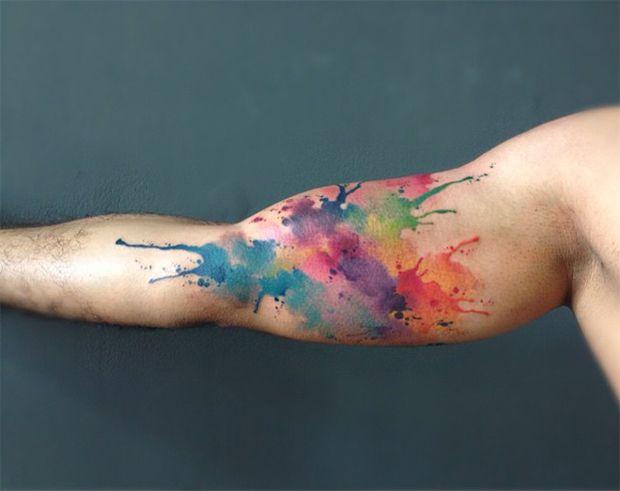 Watercolor Tattoo Take A Look At These 35 Artistic Watercolor Tattoo