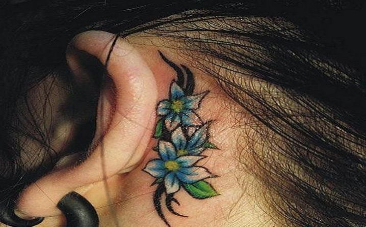 Ear Tattoo Ideas for Best Friends - wide 8