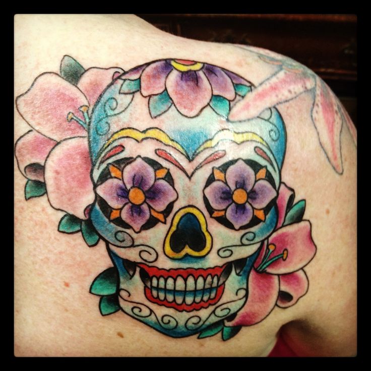 Women Tattoo - Sugar Skulls Girly Tattoos - TattooViral.com | Your
