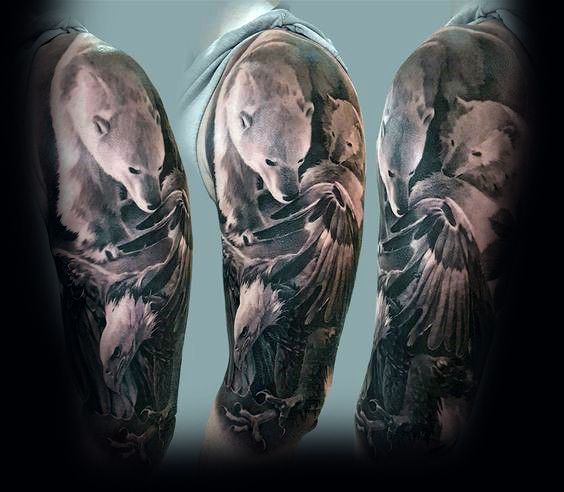 Arm Bear Tattoos For Men Best Tattoo Ideas