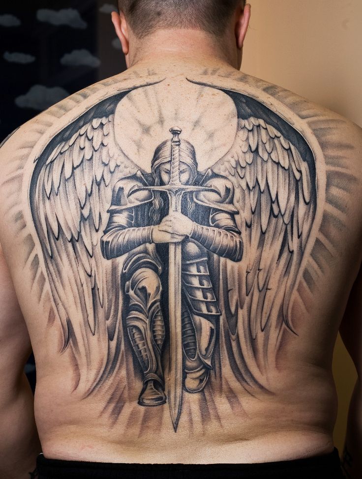 Tattoo Trends angel with sword... Your Number One