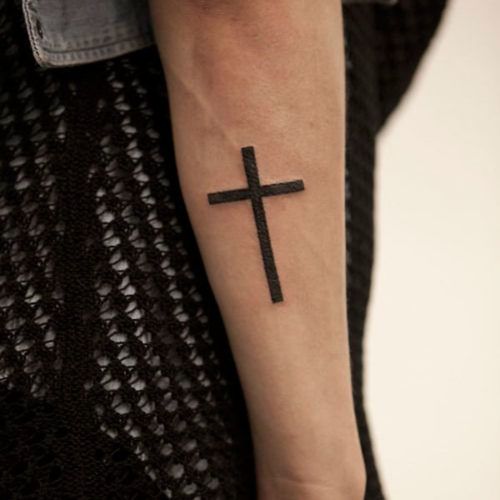 Watercolor tattoo - Simple Cross Tattoos For Men... - TattooViral.com