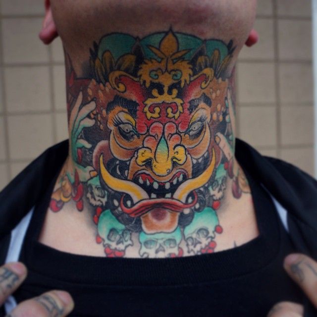 Neck Sleeve - Done by Matt Lambdin, tattooist at WA Ink ...