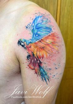 Watercolor Tattoo Nice Watercolor Tattoo Javi Wolf