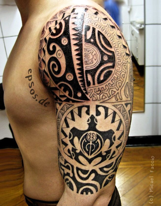 Tattoo Trends - Tatouage maorie Polynesian tattoo designs shoulder