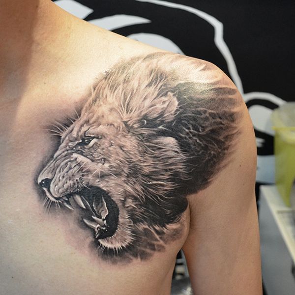 Tattoo Trends 50 Examples Of Lion Tattoo Cuded TattooViral