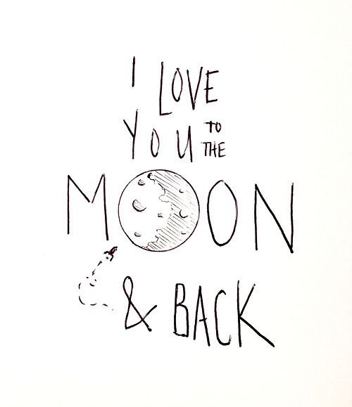 Friend Tattoos - I LOVE YOU TO THE MOON & BACK And again again And ...