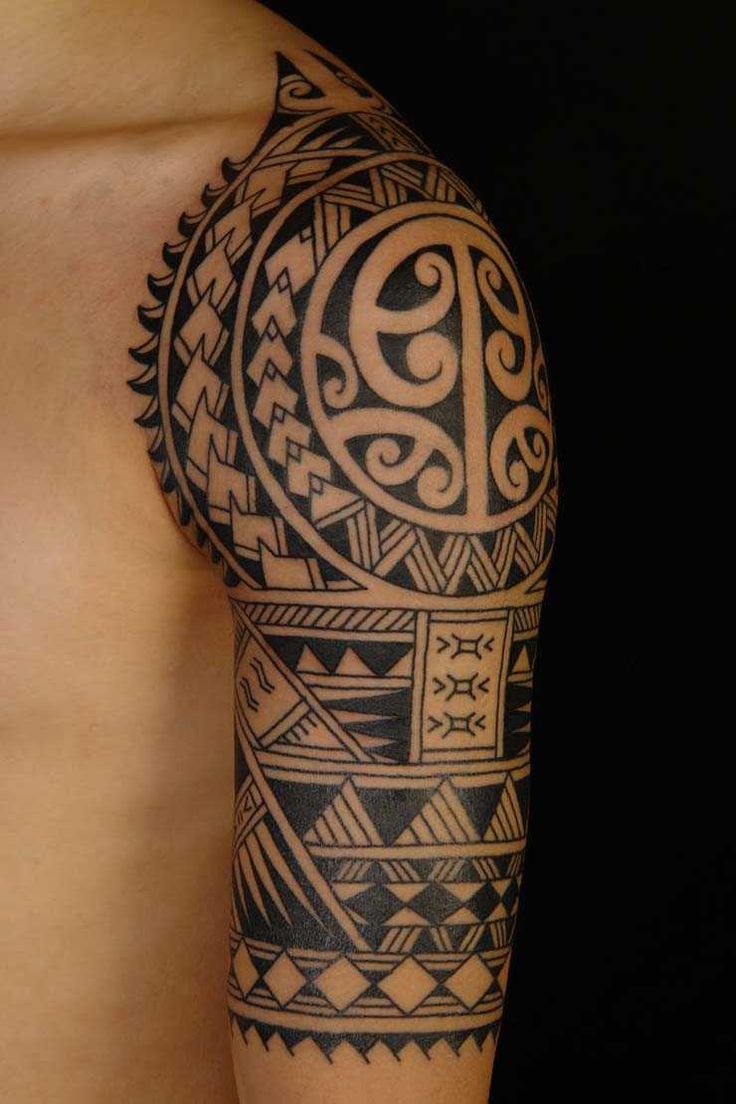 Geometric Tattoo hawaiian tattoos meaning strength
