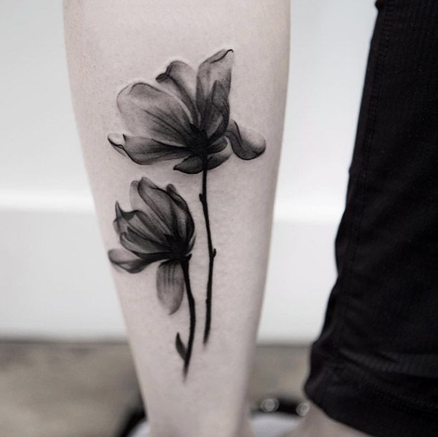 Tattoo Trends 35 XRay Flower Tattoos That Will Take