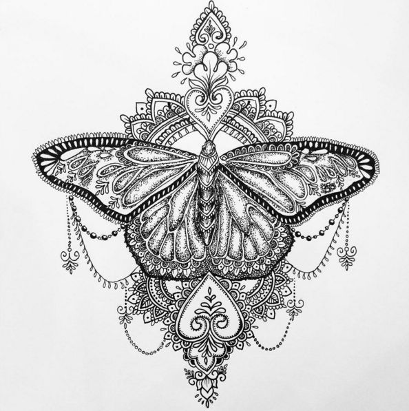 Tattoo Trends - butterfly mandala tattoo - Google Search