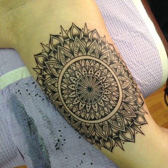 Geometric Tattoo - 200 Mystical Mandala Tattoo Designs & Meanings ...