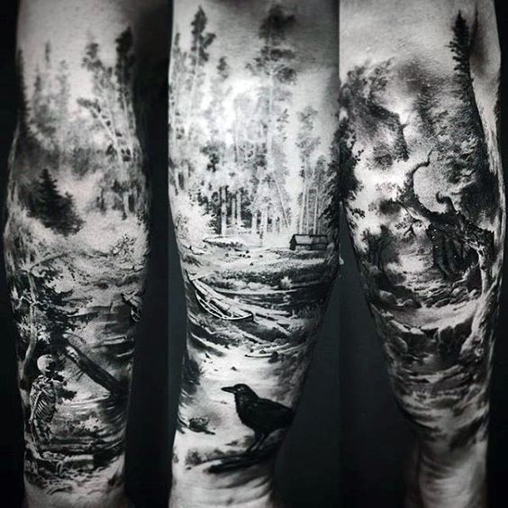 dark woods tattoo