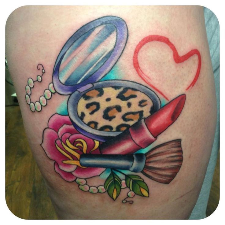 Women Tattoo - girly makeup tattoo - Google Search... - TattooViral.com