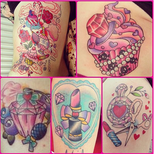 Women Tattoo - I'm in love with all these insainly gorgeous & girly ...