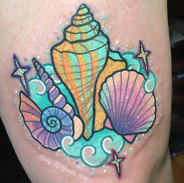 Women Tattoo - Seashell tattoo by Kelly McGrath... - TattooViral.com ...