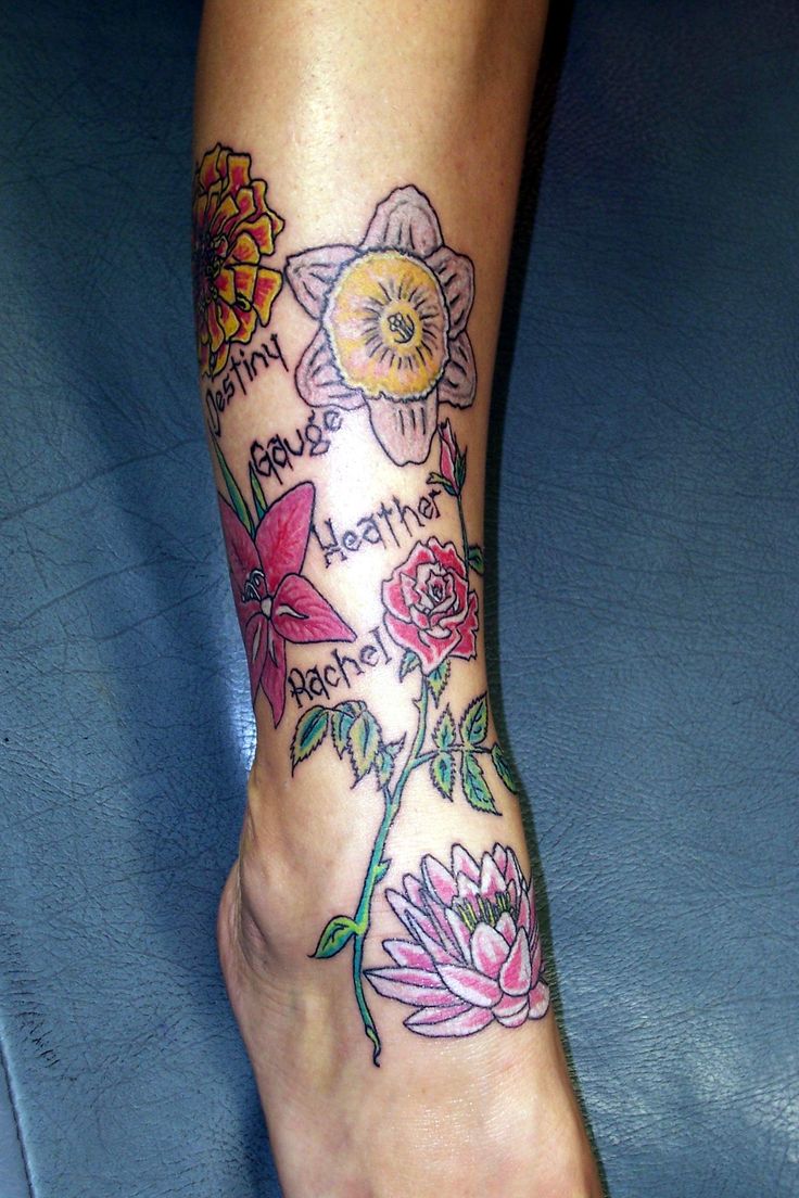  Tattoo  Trends 15  Birth Month Flower Tattoos  Design Ideas 