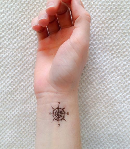 Women Tattoo - Not all who wonder are lost-little, simple tattoo