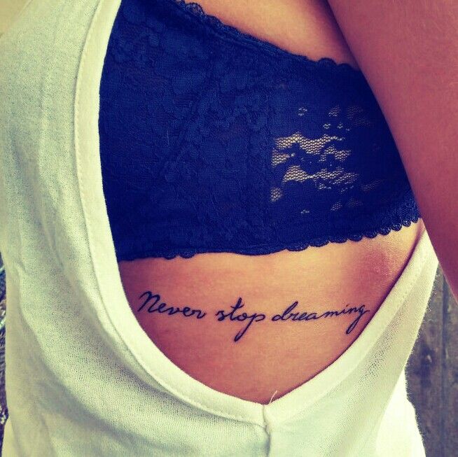 meaningful rib tattoos quotes female
