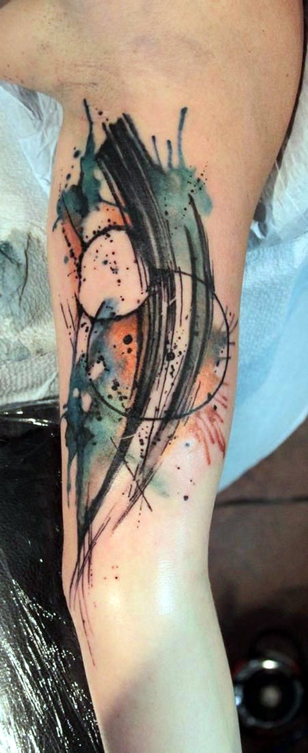 Watercolor tattoo - Incredibly Artistic Abstract Tattoo Designs (30