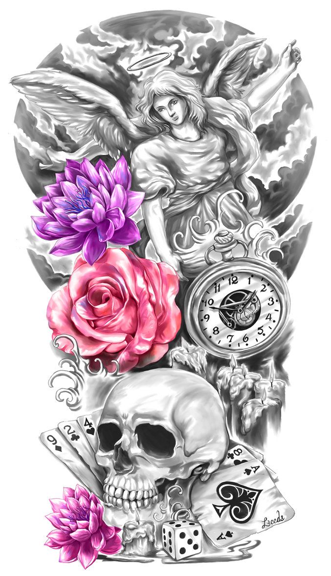 Tattoo Trends - Full Sleeve Tattoo Design by CrisLuspoTattoos.... on ...