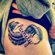 Friend Tattoos - Family tattoo w/ feather ...