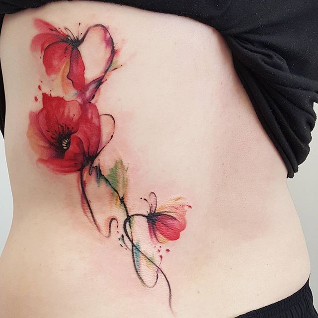 Corn Poppy Flower Tattoo Best Tattoo Ideas