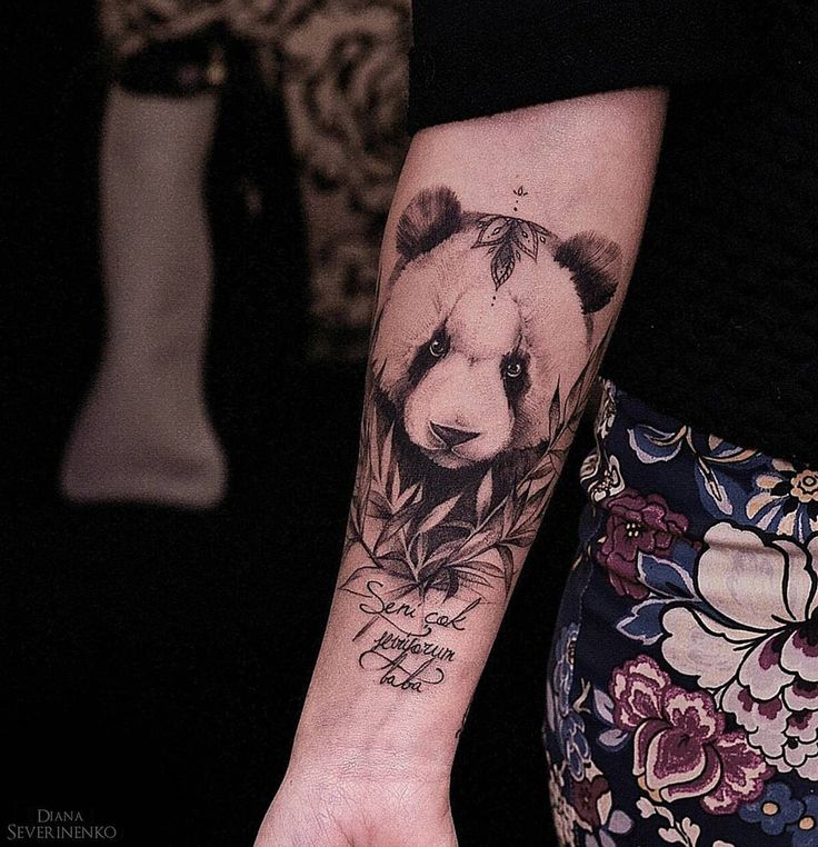 Cute Panda Tattoos 🐼 #cutepandatattoo #cutetattoo #trendingtattoo #ta... |  TikTok