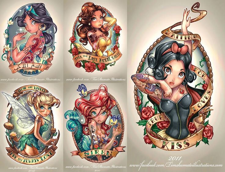 Disney Tattoo - Disney Princess Tattoos... - TattooViral.com | Your ...