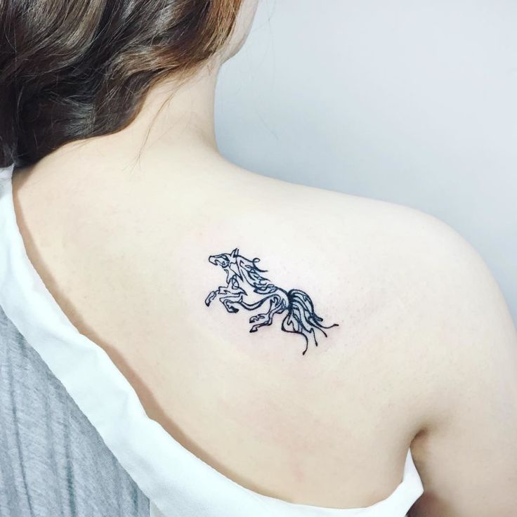 Women Tattoo Beautiful Horse Tattoos For Women...