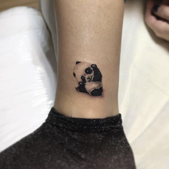 Amazon.com : Polka Panda Temporary Tattoo Sticker (Set of 2) - OhMyTat :  Beauty & Personal Care