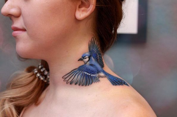 Animal Tattoo Designs Beautiful Blue Jay Tattoo By Anna Yershova Tattooviral Com Your Number One Source For Daily Tattoo Designs Ideas Inspiration