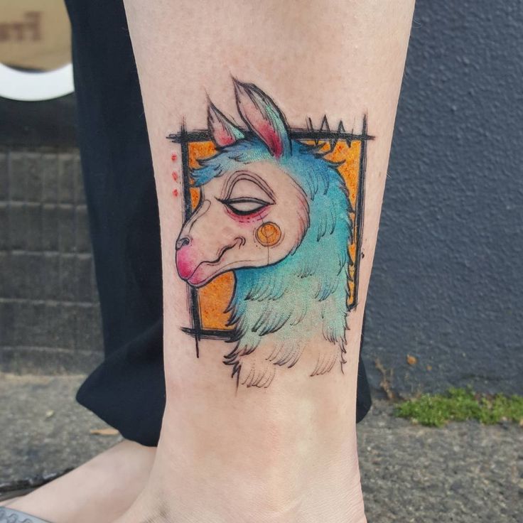 Animal Tattoo Designs - Chill llama…… - TattooViral.com | Your