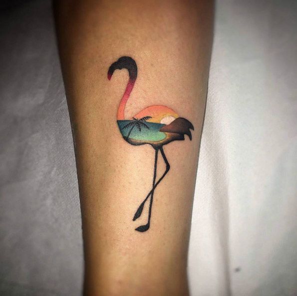 60 Graceful Flamingo Tattoo Designs and Ideas - TattooBloq | Minimalist  tattoo, Flamingo tattoo, Tiny tattoos