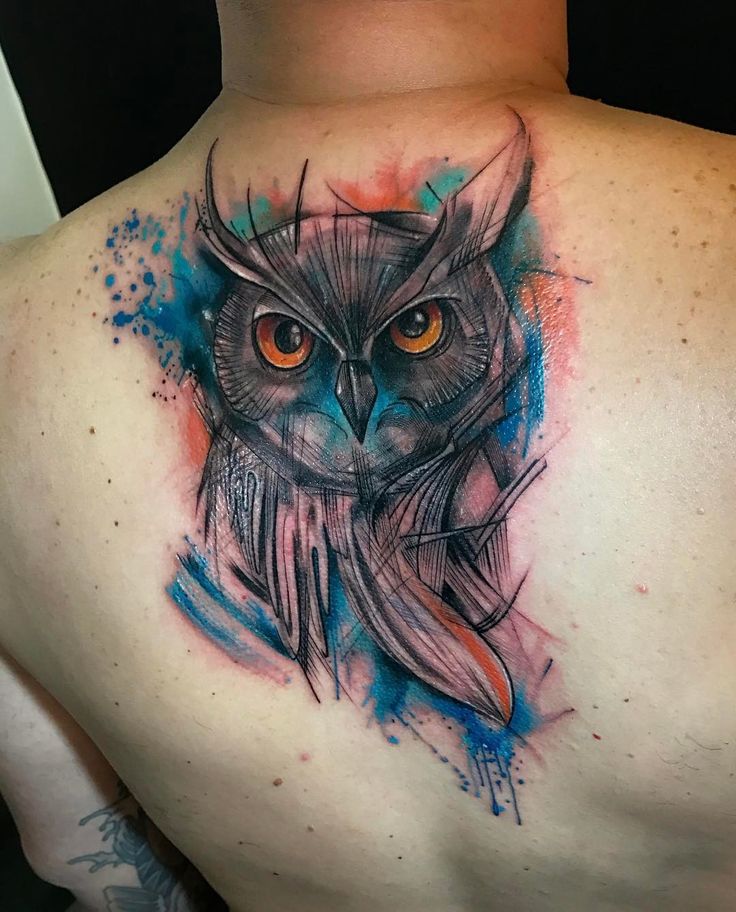 Animal Tattoo Designs - Owl cover up... - TattooViral.com | Your Number