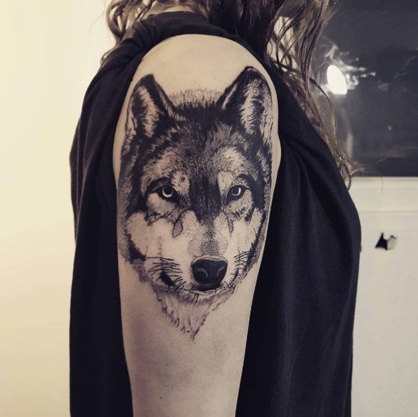 Animal Tattoo Designs - Wolf tattoo by Daniel Geib... - TattooViral.com ...