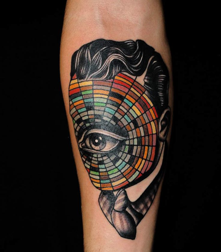 Mystical Eye. Psychedelic Design. Tattoo Art. Stock Photo, Picture and  Royalty Free Image. Image 210023991.