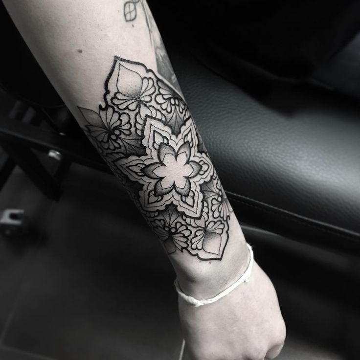 Body - Tattoo's - Large mandala cuff... - TattooViral.com | Your Number ...