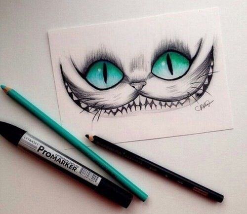 Disney Tattoos - Love love love this Cheshire Cat (Alice in Wonderland