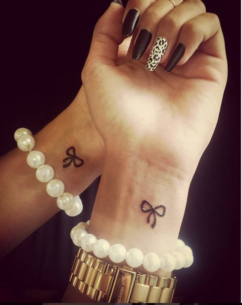 Bow tattoo 🧸 #tattoo #tattooartist #tattooideas #smalltattoo #coquett... |  TikTok