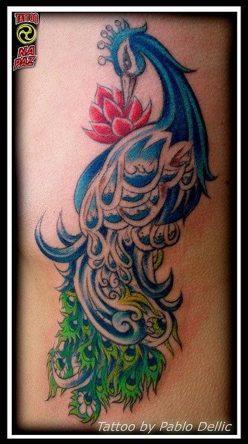 ArtStation - Traditional Peacock - Tattoo Inspired Illustration