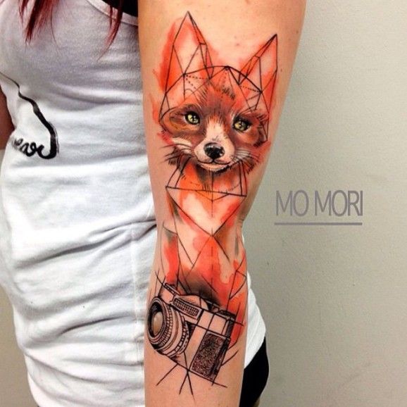 Geometric Tattoo - Interesting geometric tattoo by Mo Mori ...