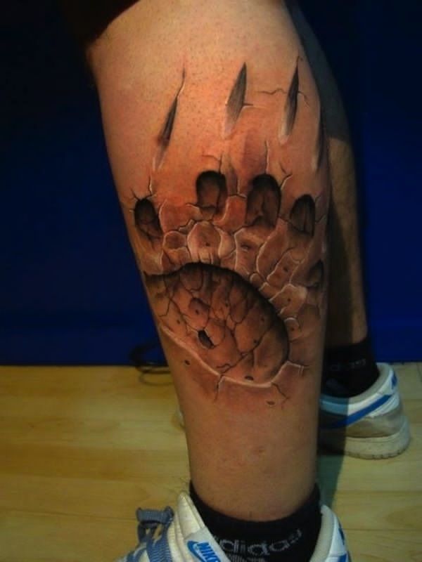 Tattoo 3D for the Modern Age Paw imprint tattoo 3D TattooModels 