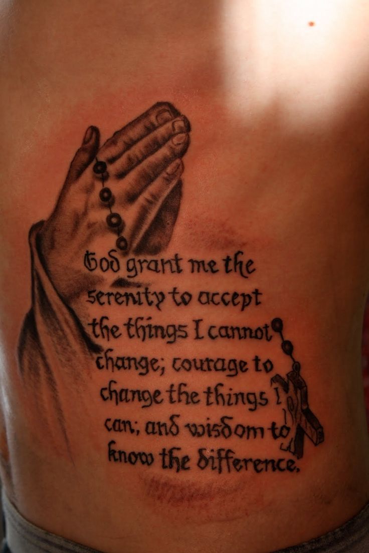 Tattoo Ideas For Men Serenity Tattoo Ideas for men Serenity Prayer Tattoo TattooViral 