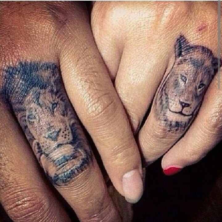 Tattoos for {couples} in love with distinctive designs | Finger tattoos for  couples, Ring tattoo designs, Ring finger tattoos