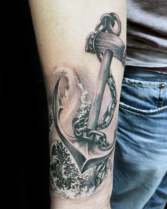 Tattoo Trends - 40 Realistic Anchor Tattoo Designs For Men – Manly Ink ...