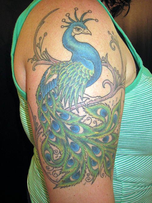 100,000 Peacock tattoo Vector Images | Depositphotos