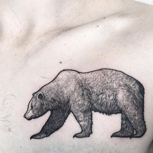 Bear Tattoo Artistic Design – IMAGELLA