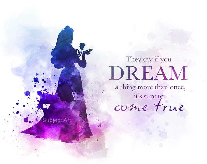 Disney Tattoo Sleeping Beauty Aurora Quote Art Print Illustration Disney Princess Wall Art Tattooviral Com Your Number One Source For Daily Tattoo Designs Ideas Inspiration